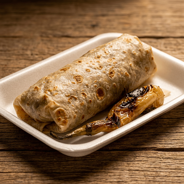 Frijol & Queso Burrito.